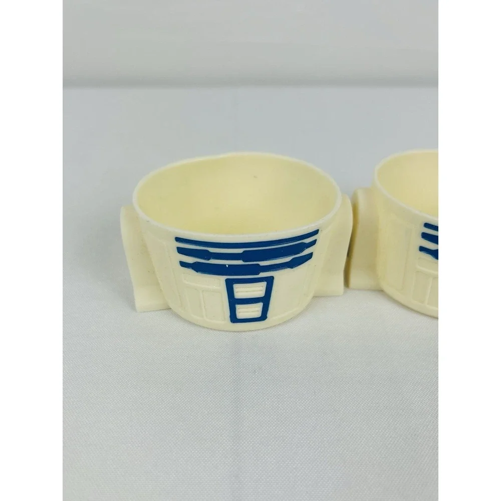 Disney Star Wars R2-D2 Cupcake Baking Pan Silicone Molds Set of 4 Cream Blue